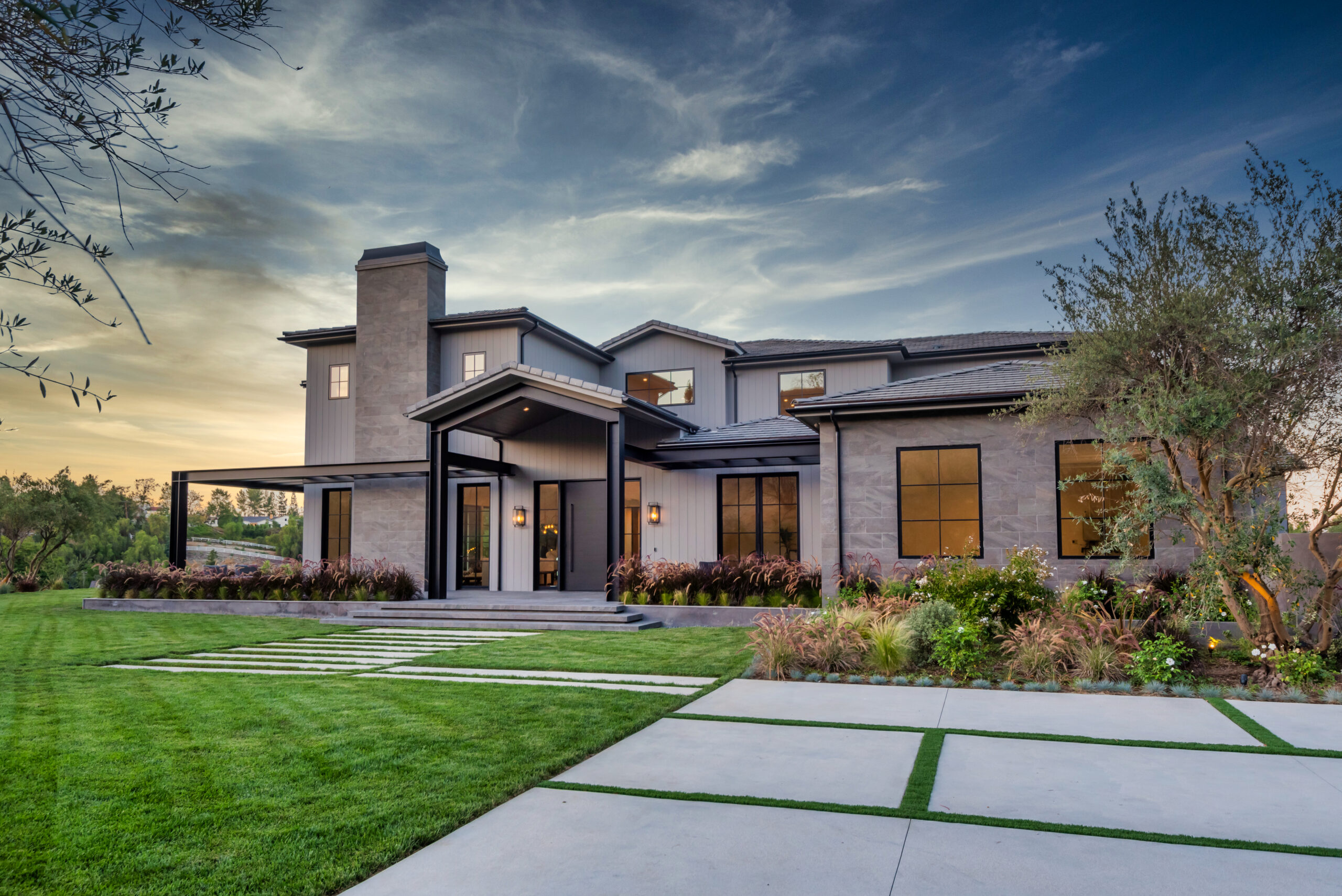 Hillside residence